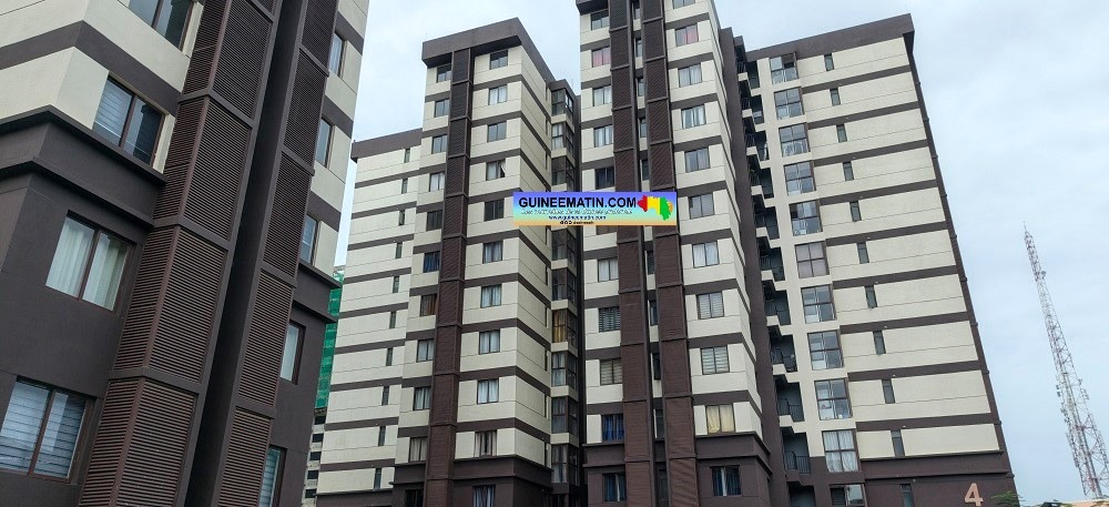 Vue du projet immobilier Plaza Platinium à Kipé Centre Émetteur, à Conakry