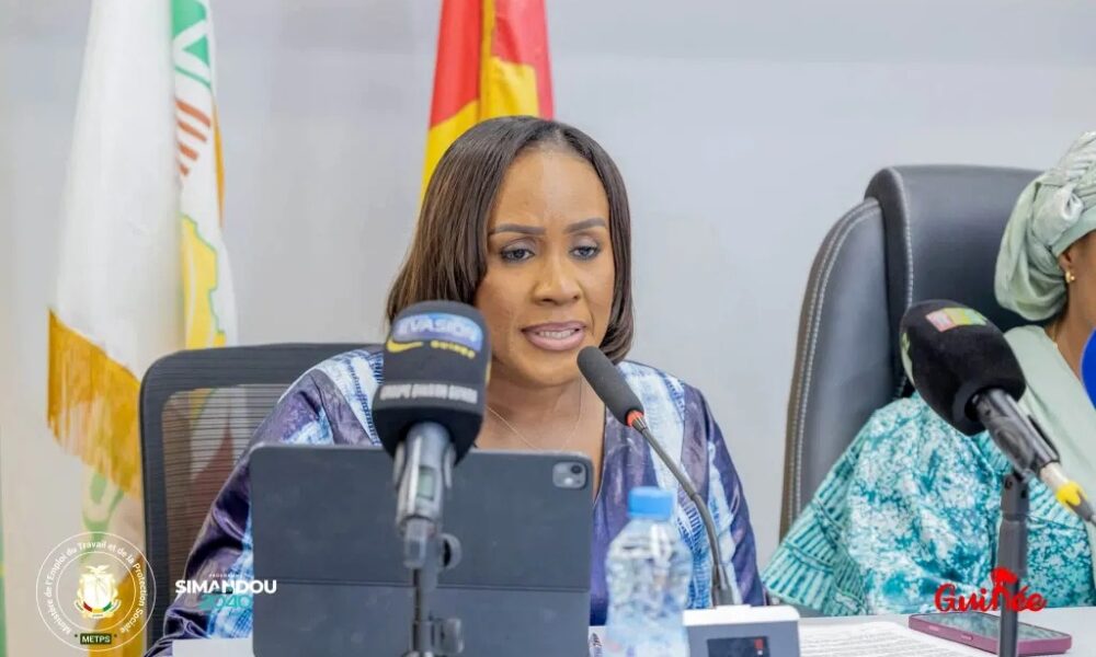 Cérémonie de prise de fonction au ministère de l’Emploi, du Travail et de la Protection sociale à Conakry