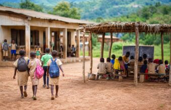 Établissement scolaire dans la nouvelle préfecture de Bouré Kintinian lors de la rentrée 2026-2027