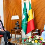 Bassirou Diomaye Diakhar Faye reçoit Mohamed Ould Abdel Vetah au Palais de la République à Dakar