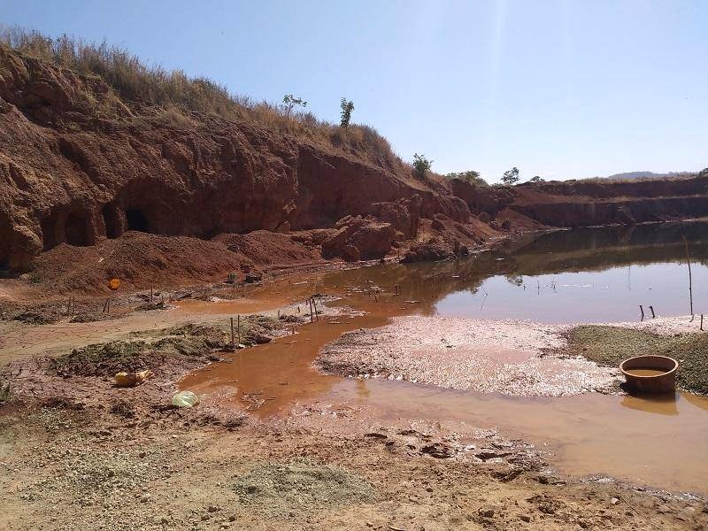 Activité d’exploitation artisanale de l’or dans la région de Siguiri