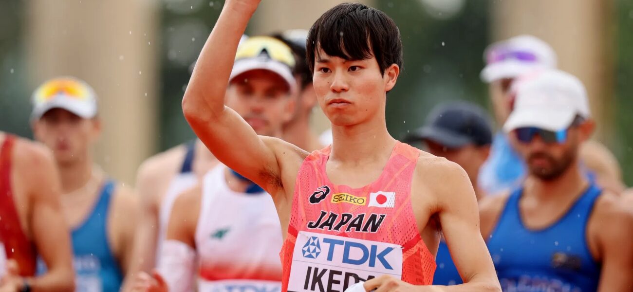 Koki Ikeda, marcheur japonais et médaillé d’argent olympique à Tokyo