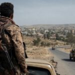 Vue de Mekele dans la région du Tigré, au centre des combats entre forces fédérales éthiopiennes et groupes rebelles