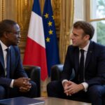 Romuald Wadagni et Emmanuel Macron lors d’une rencontre au palais de l’Élysée