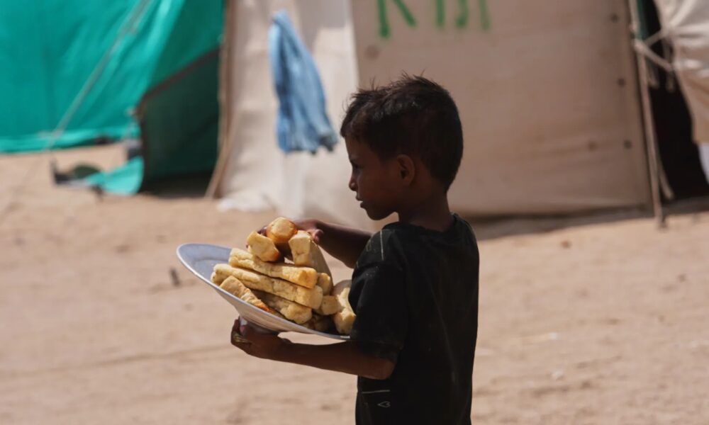 Familles déplacées par les combats au Yémen dans un contexte d’aggravation de l’insécurité alimentaire