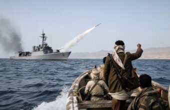 Forces gouvernementales yéménites déployées près du détroit de Bab el-Mandeb