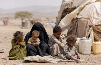 Familles déplacées par les combats au Yémen dans un contexte d’aggravation de l’insécurité alimentaire